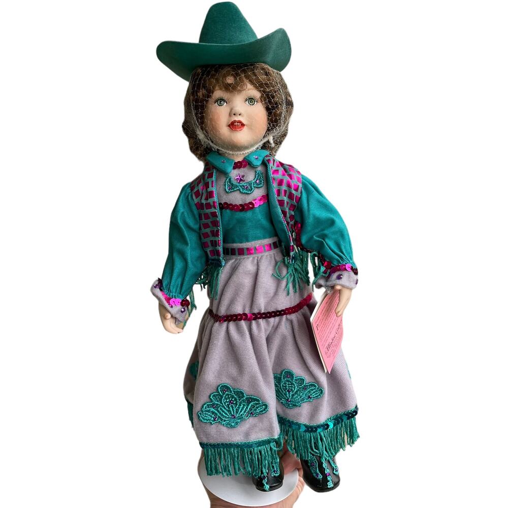 Paradise Galleries Country Singers Shannon Doll Porcelain Collection Vtg READ
